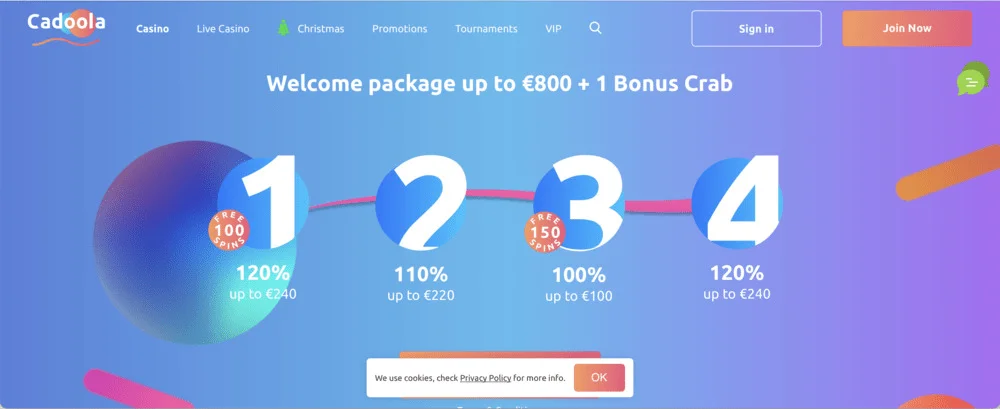 Cadoola Casino VIP