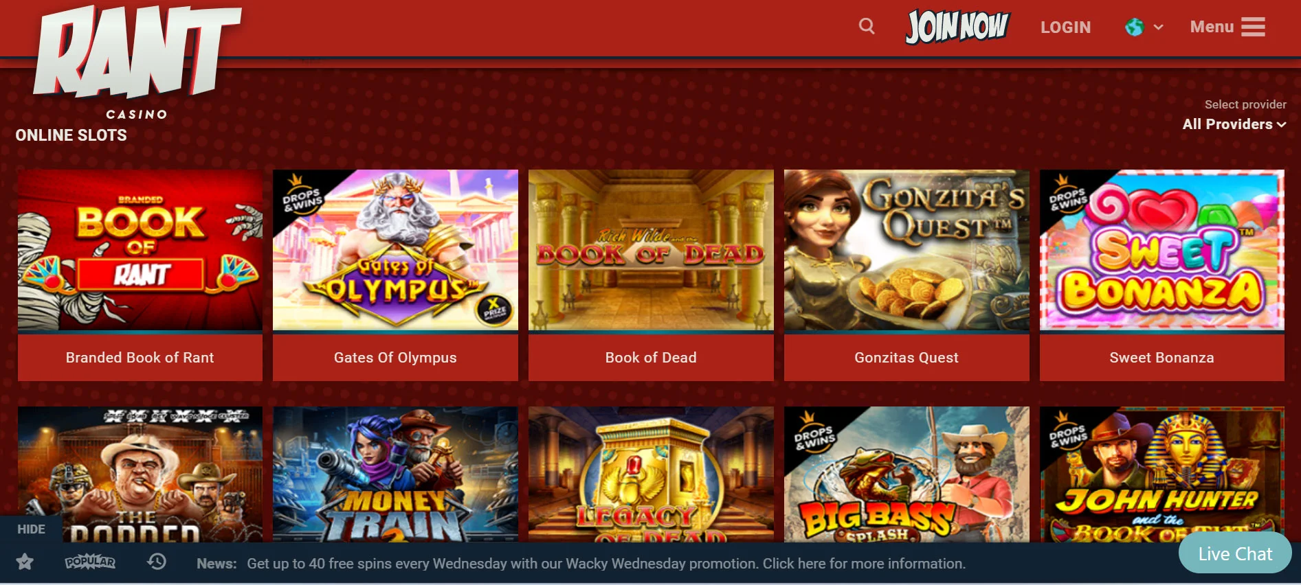 Rant Casino Slots