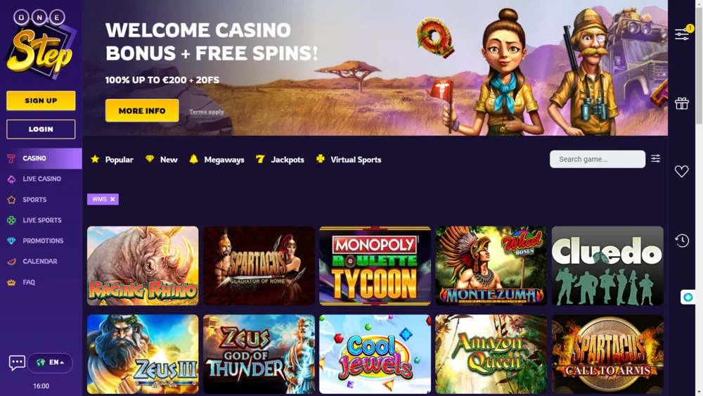 Onestep Games