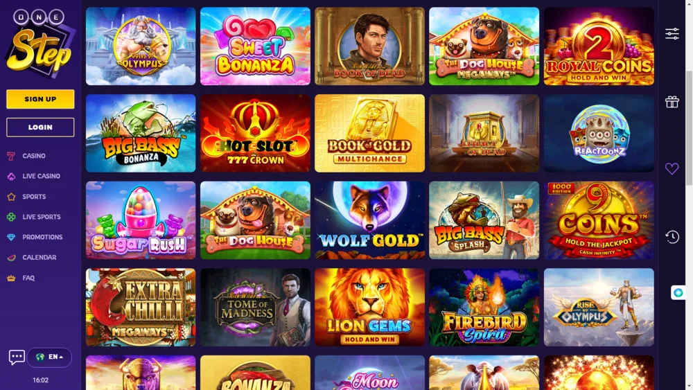 Onestep Games
