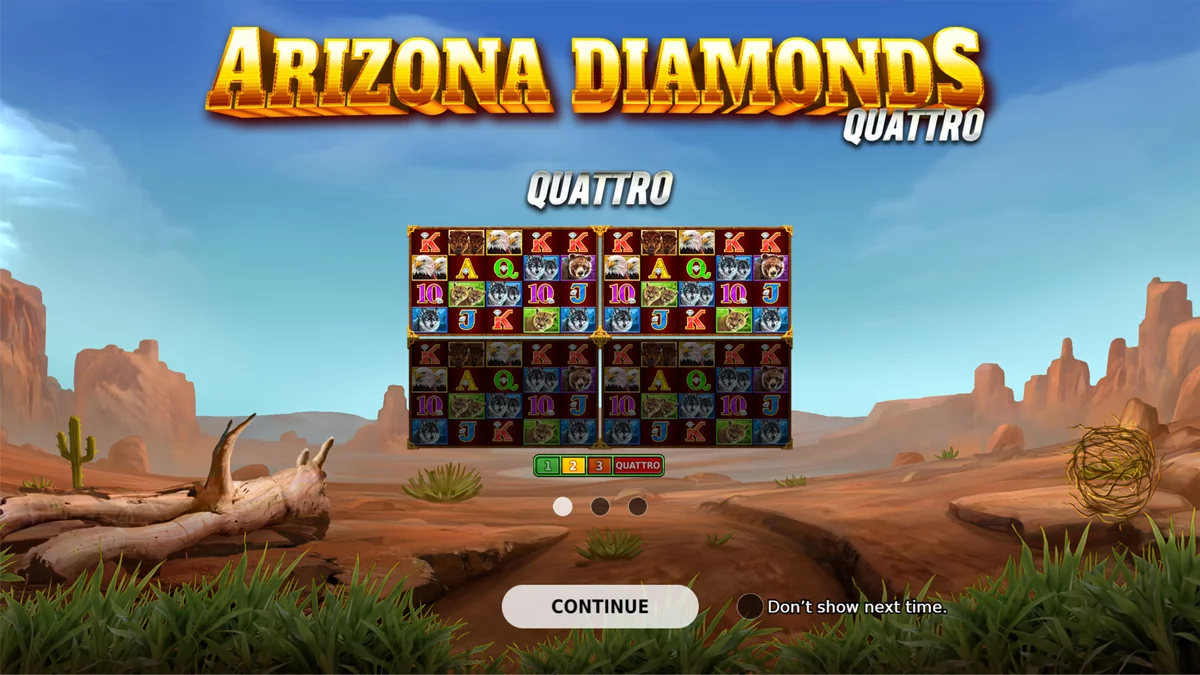 Arizona Diamonds Homescreen