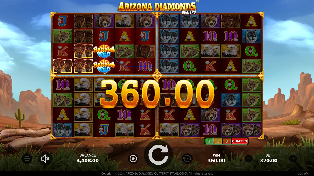 Arizona Diamonds Small Win
