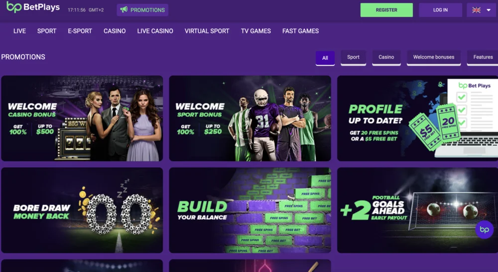 BetPlays Casino Bonuses