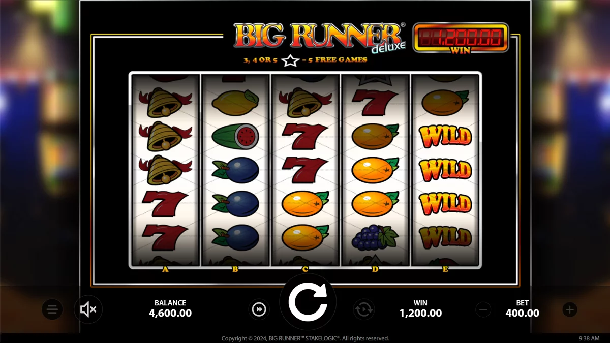 Big Runner Deluxe Jackpot Win