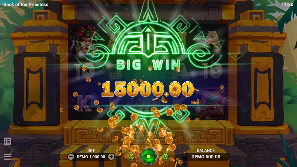Book of the Priestess Big Win
