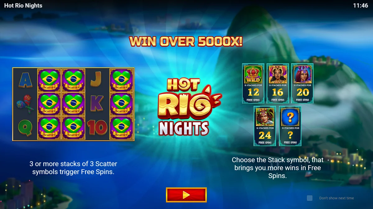 Hot Rio Nights Homescreen