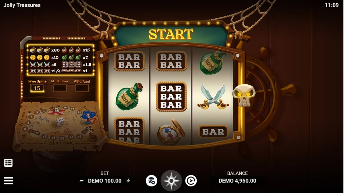 Jolly Treasures Base Play