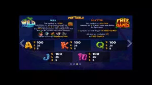 Jungle Beats Paytable 2