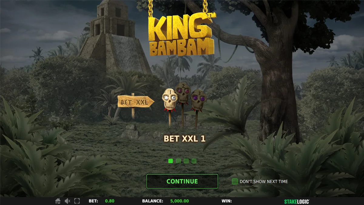 King Bam Bam Homescreen