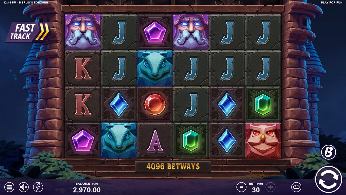 Merlins Fortune Base Play