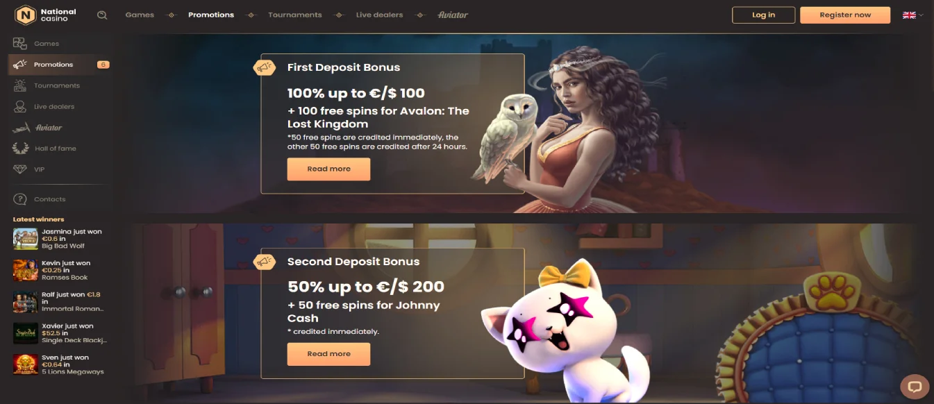 National Casino Promo