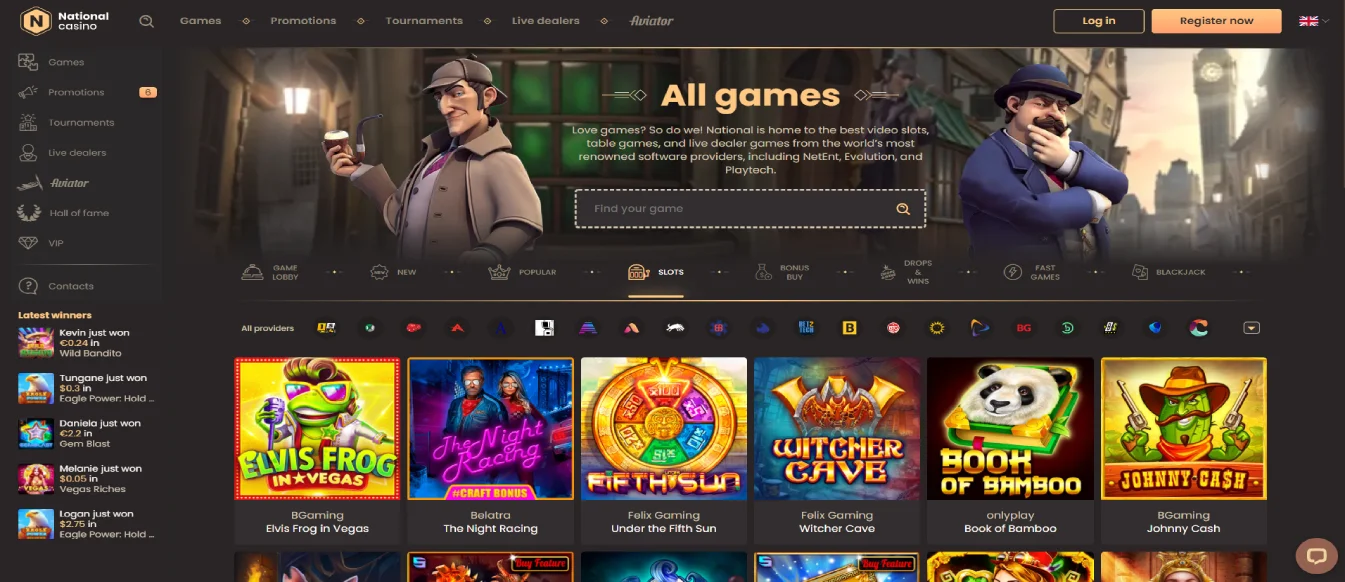 National Casino Games