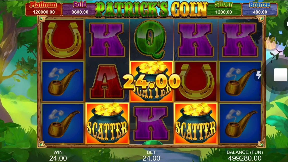 Patrick’s Coin Hold the Spin Scatters