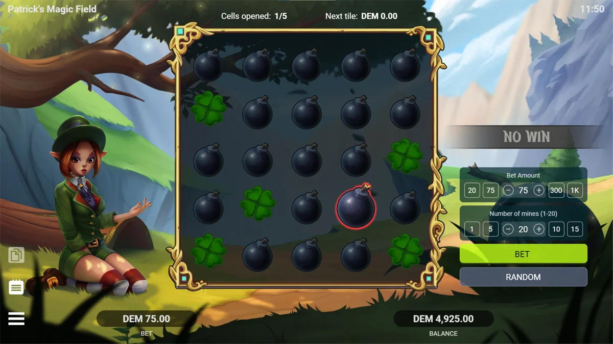 Patrick's Magic Field lose