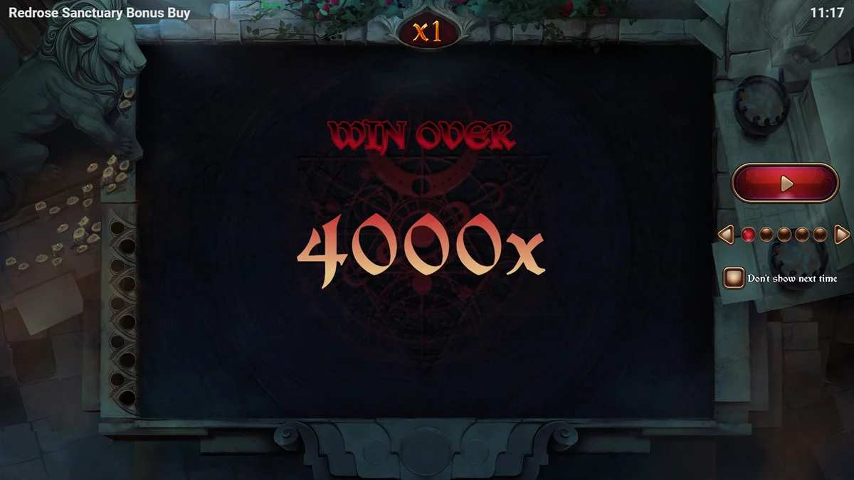 Redrose Sanctuary Bonus Buy Homescreen