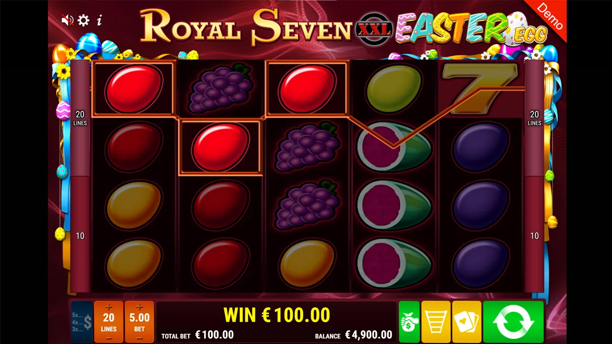 Royal Seven XXL Easter Egg Win