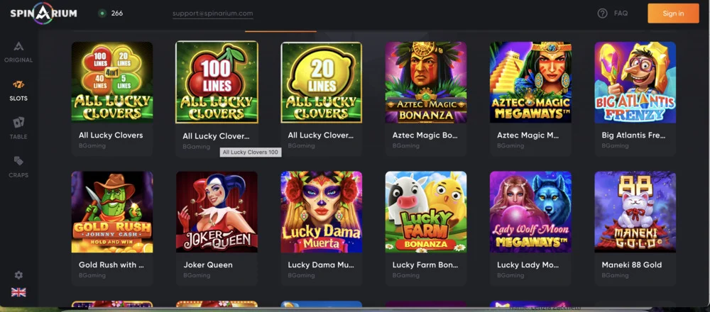 Spinarium Games