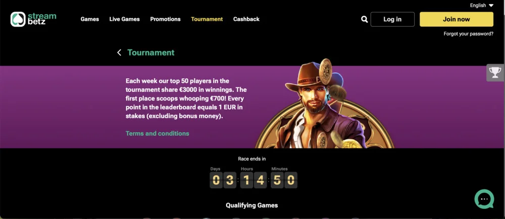 Streambetz Tournaments