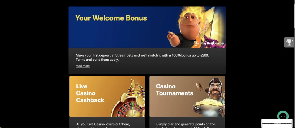 Streambetz Promo