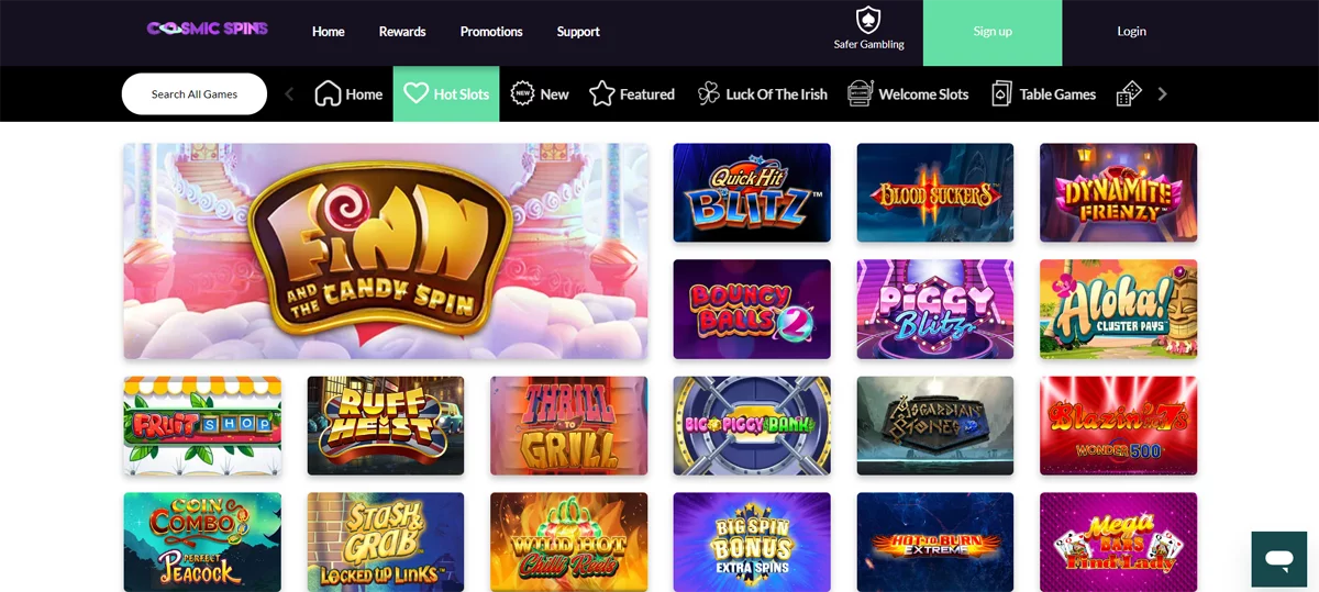 Slots Cosmic Spins Casino