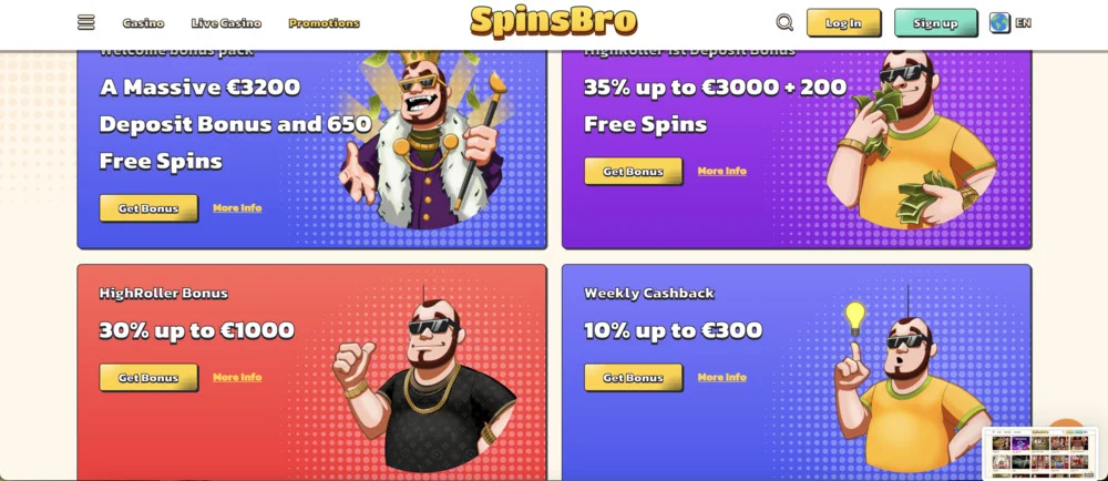 SpinsBro Casino Promo