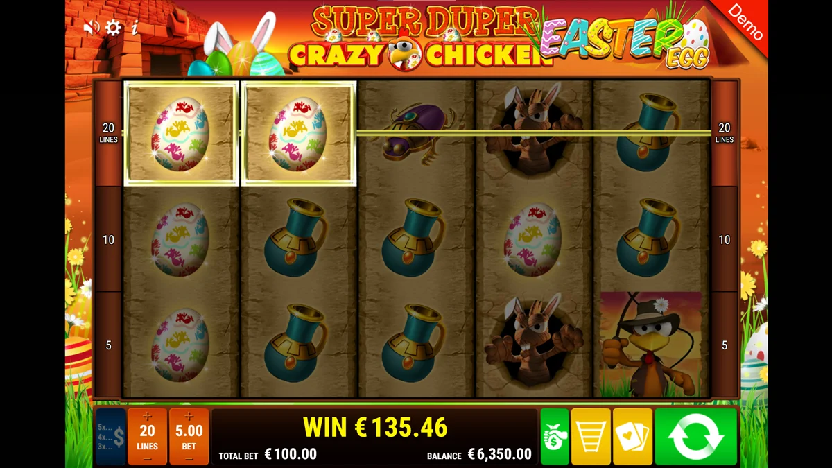 Super Duper Crazy Chicken Easter Egg Win
