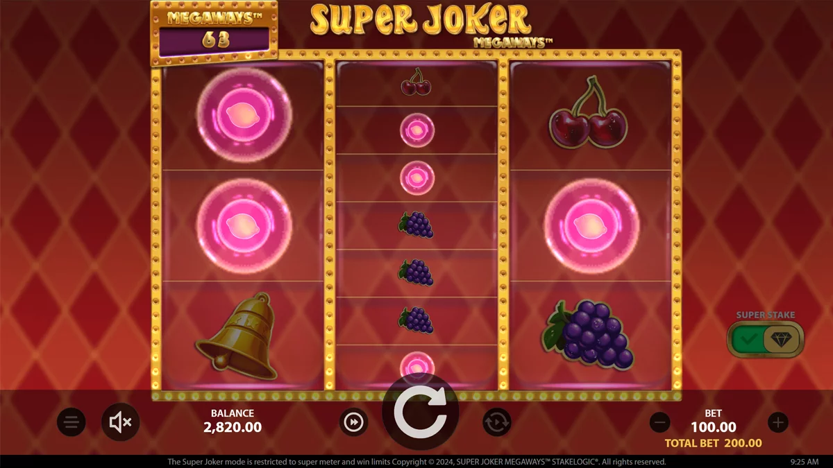 Super Joker Megaways Win