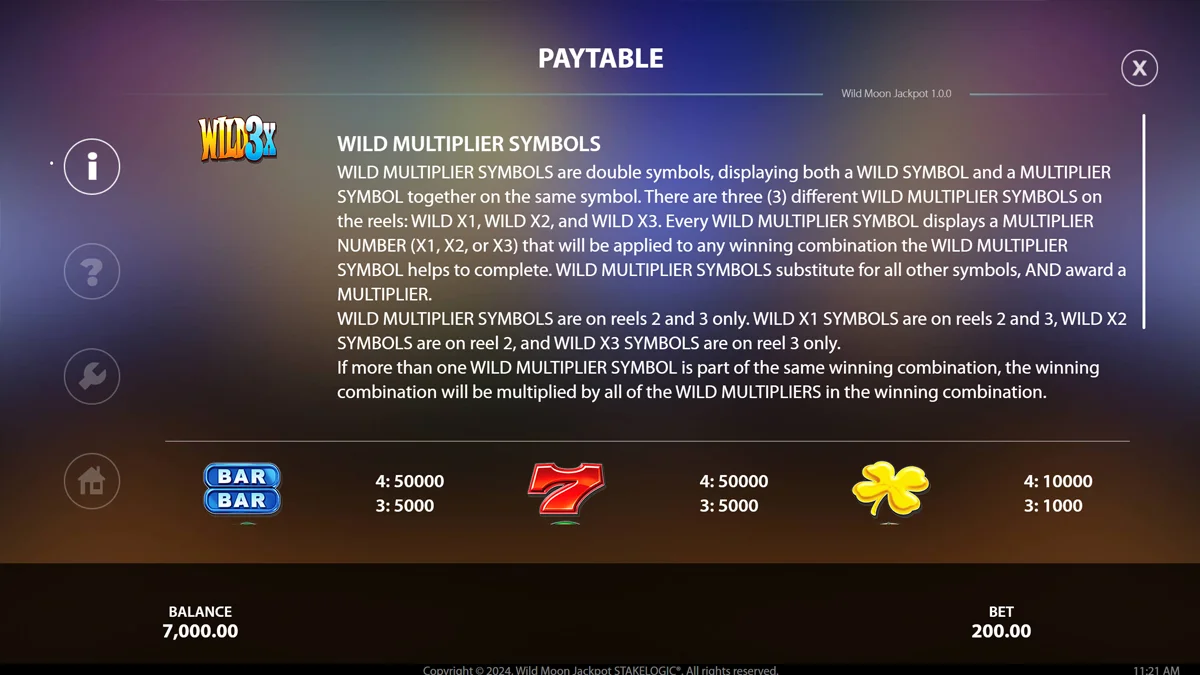 Wild Moon Special Symbols