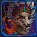 Wolf Hiding Paytable Symbol 6