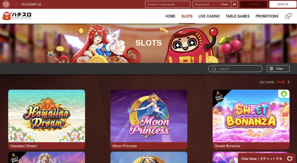 HachiSlot Casino Games