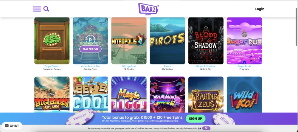 Barz Casino Games
