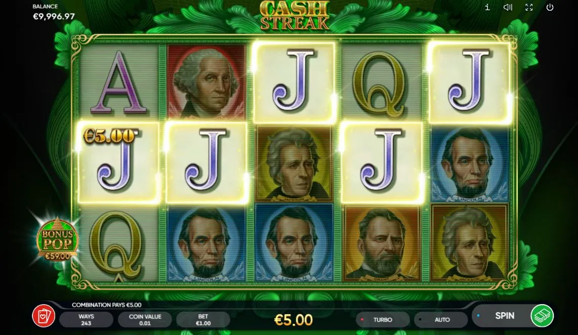 Five of a Kind Win