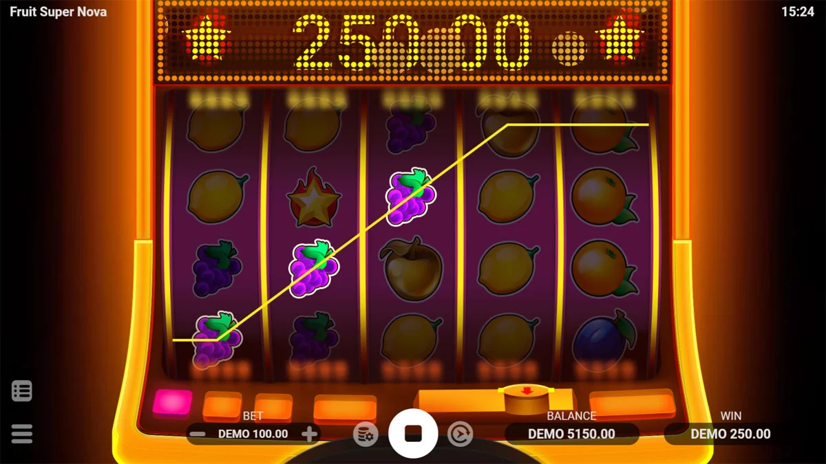 Fruit Super Nova Slot Big Win