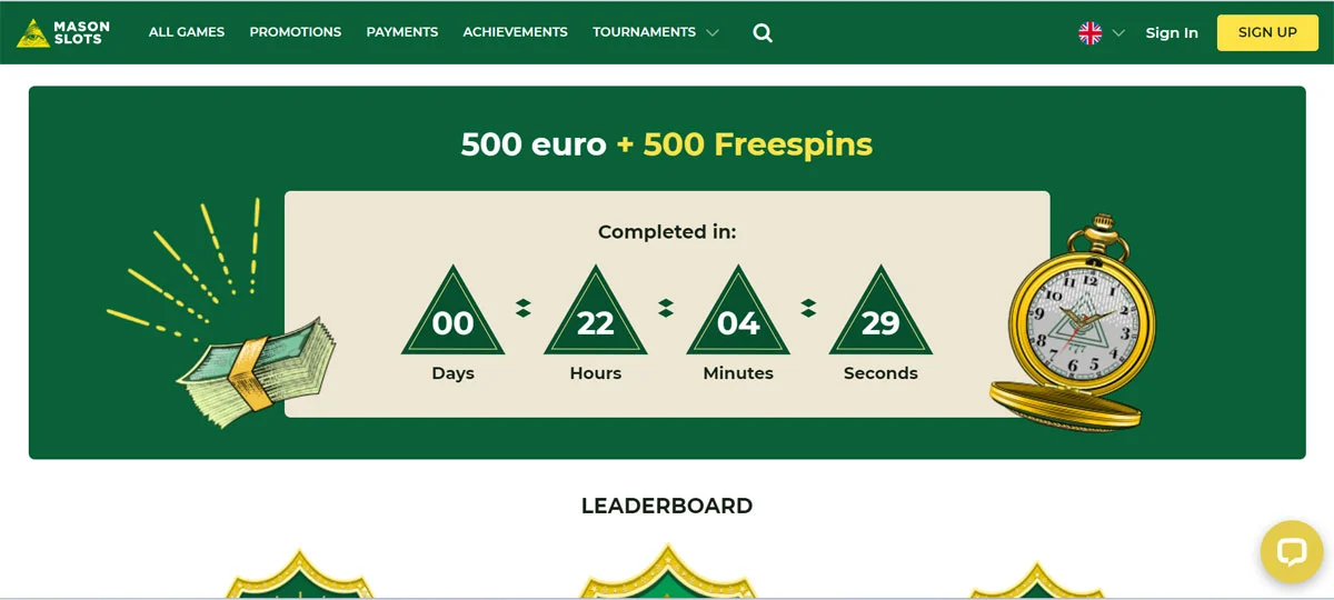 Mason Slots Casino Tournaments
