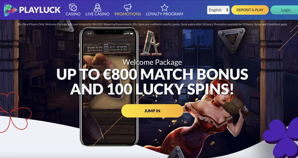 Playluck Casino Promotions