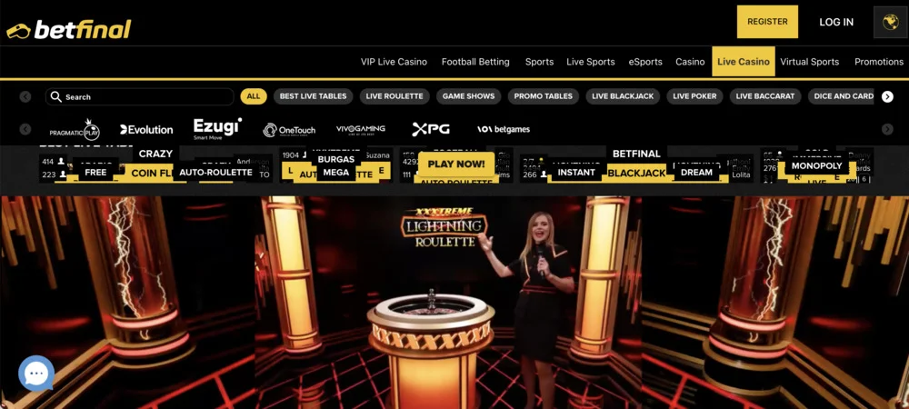 Betfinal Casino VIP