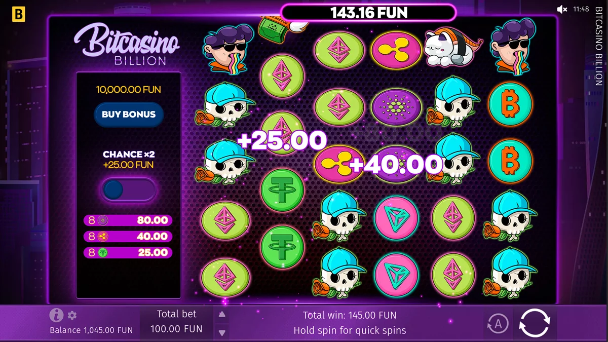 Bitcasino Billion Win