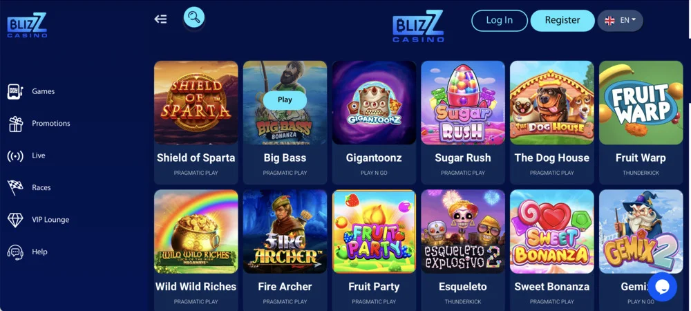 Blizz Casino Slots