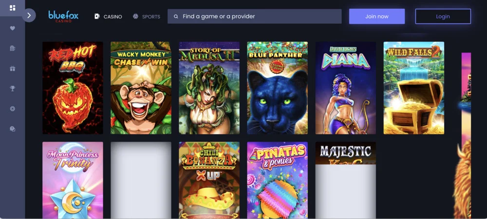 BlueFox Casino Slots