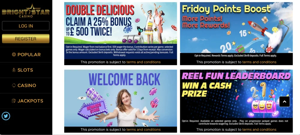 Bright Star Casino Promo