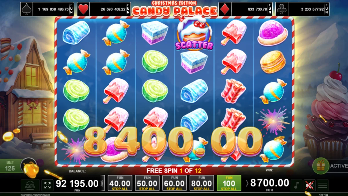 Candy Palace Christmas Edition Big Win