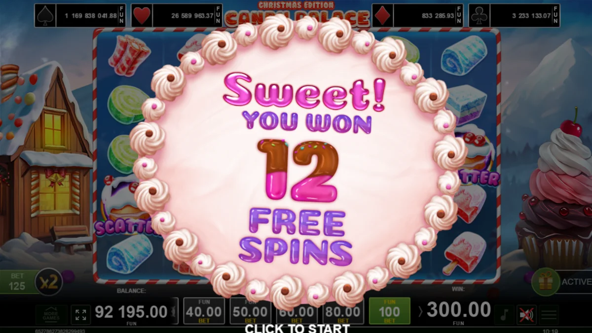 Candy Palace Christmas Edition Free Spins