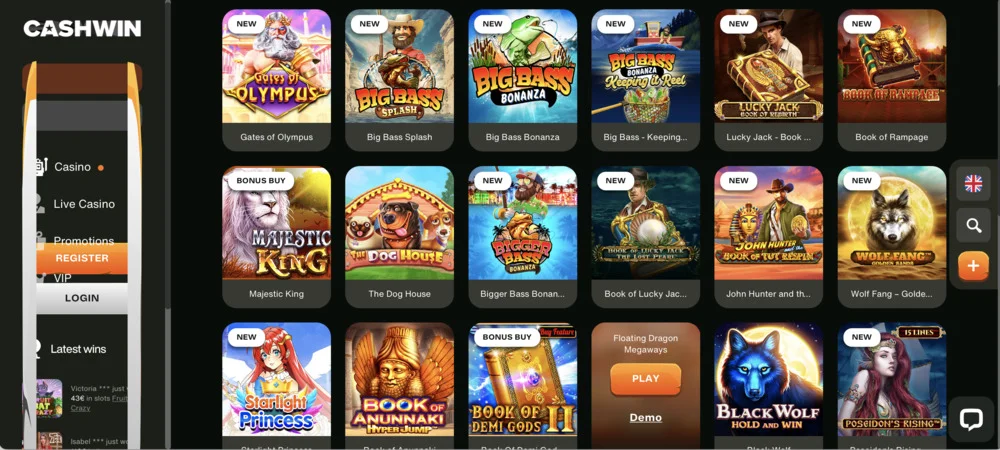 CashWin Casino Slots