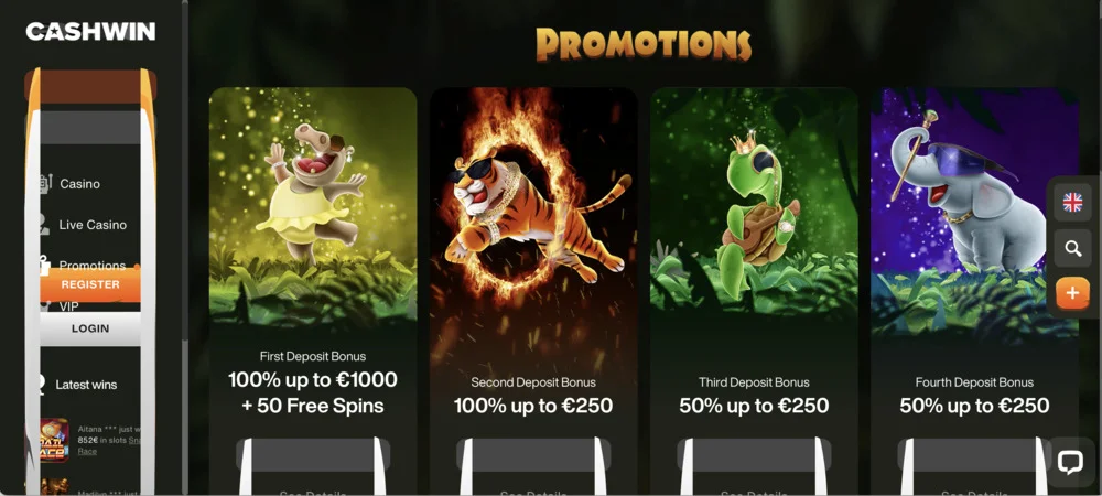 CashWin Casino Promo