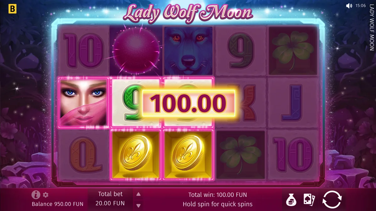 Lady Wolf Moon Win