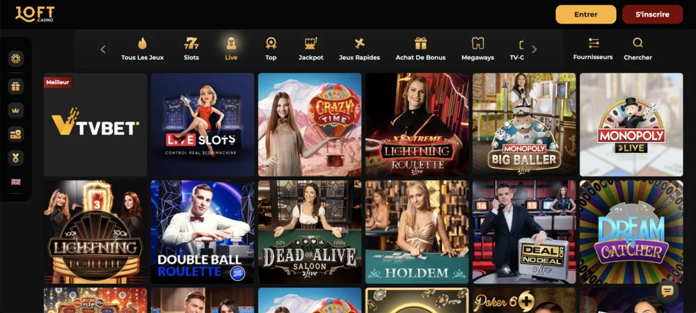 Loft Casino Live Games