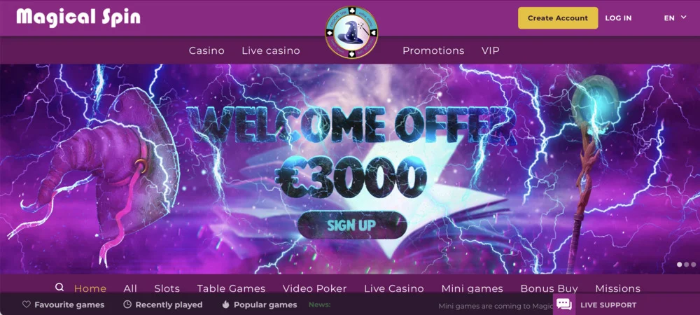 Magical Spin Casino