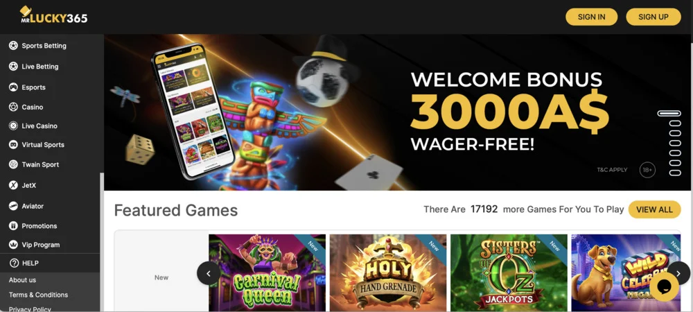 MrLucky365 Casino