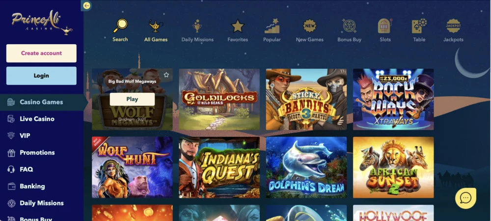 PrinceAli Casino Slots