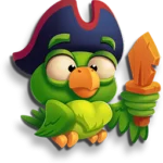 lucky crew parrot